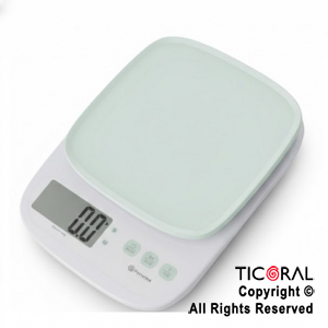 BALANZA COCINA DIGITAL USB 10 KG VERDE PASTEL X 1